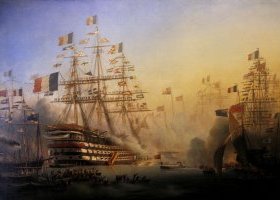 الملكة فيكتوريا في شيربورغ، 6 أغسطس 1858 الملكة فيكتوريا في شيربورغ، 6 أغسطس 1858